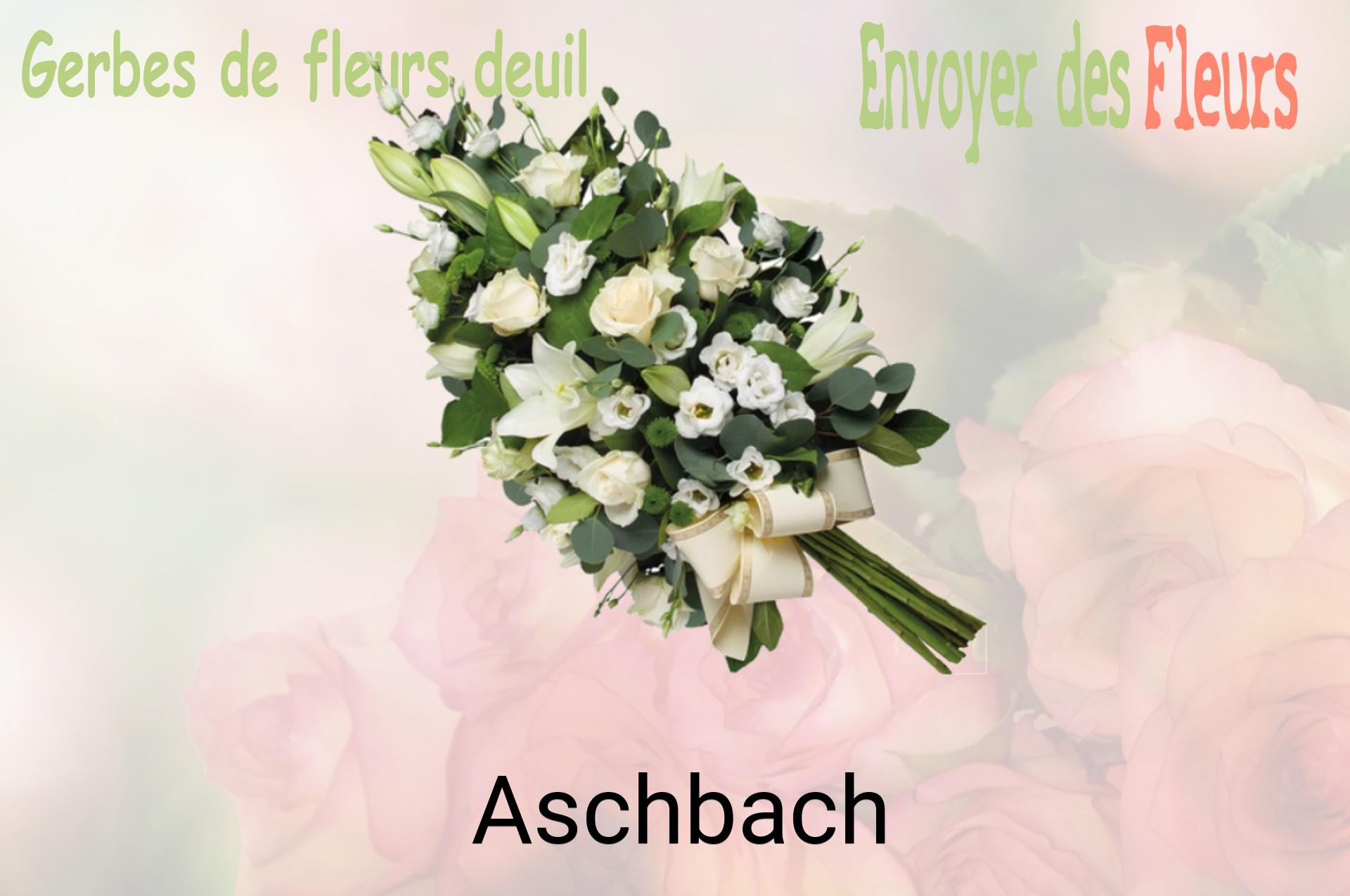 Gerbe de fleurs de deuil livrée à Aschbach